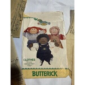 Butterick Cabbage Patch Doll Clothes Sewing Pattern #6508